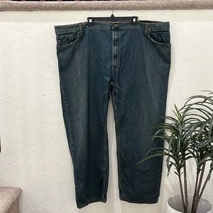 LEVI’S Big & Tall Men’s Light Blue Relaxed Straight Jeans 54 x 30 EUC